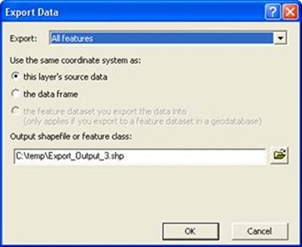 Export GISquirrel data in ArcMap