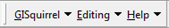 The GISquirrel toolbar in ArcMap