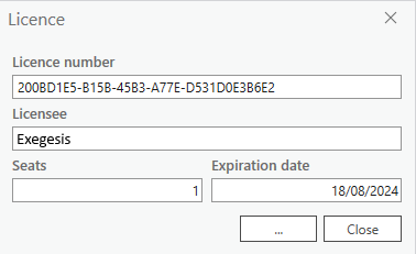 ArcGIS Pro GISquirrel registration dialogue